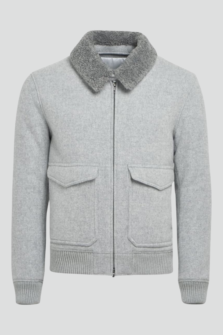 Damska Kurtka Bomberka ze Stójkowym Kołnierzem i Ściągaczami