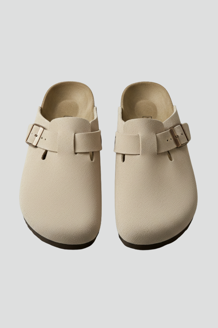 Damskie Kapcie z Szerokimi Paskami i Formowaną Wkładką