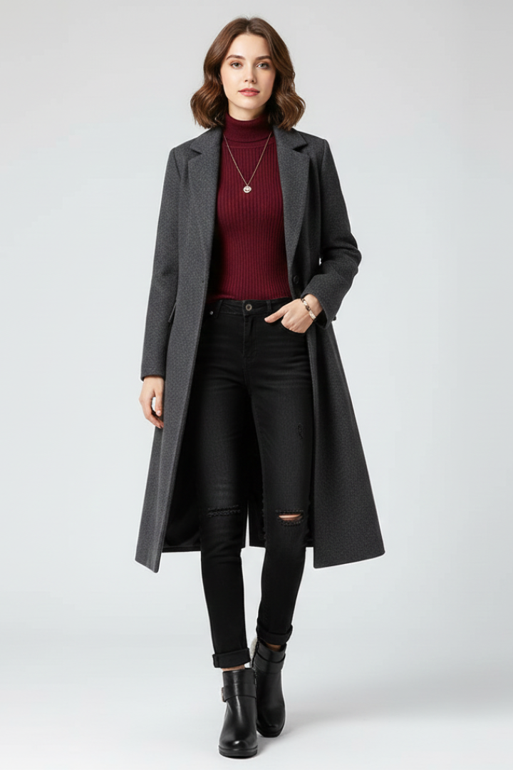 Damskie Botki za Kostkę z Bocznym Zamkiem i Sztucznym Futrem