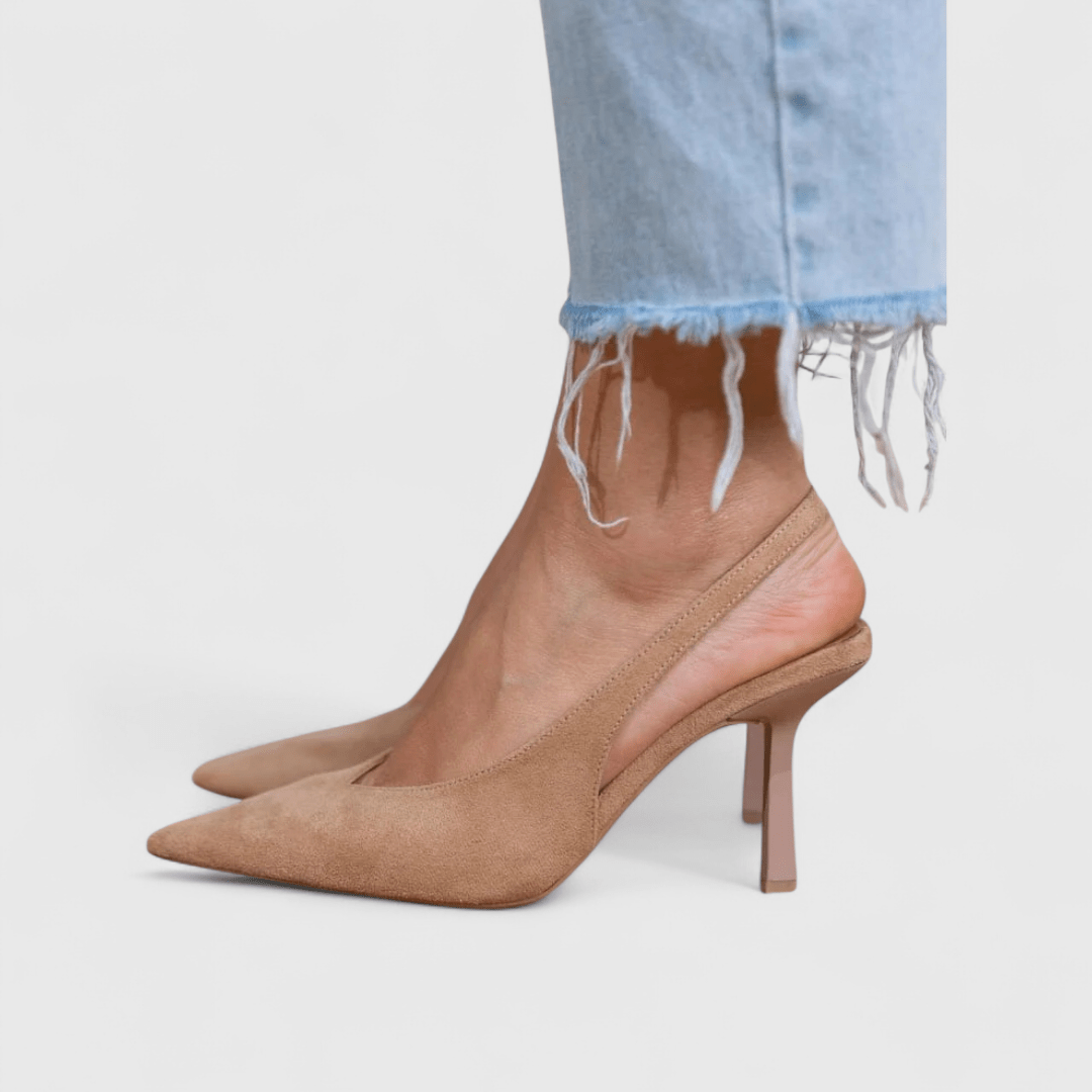 Damskie Szpilki Slingback — Szpiczasty Nosek, Czółenka