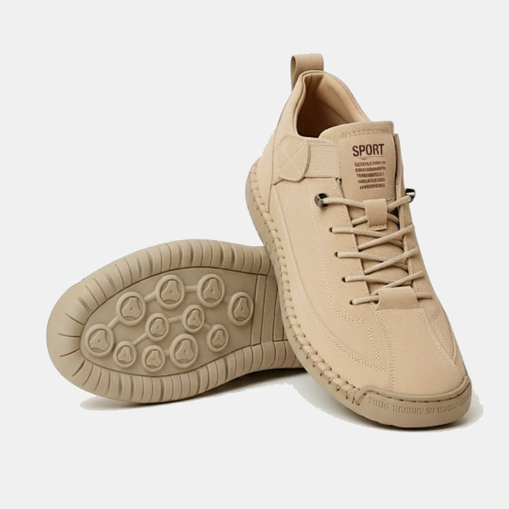 Damskie jasnoniebieskie sneakersy sznurowane z profilowaną podeszwą