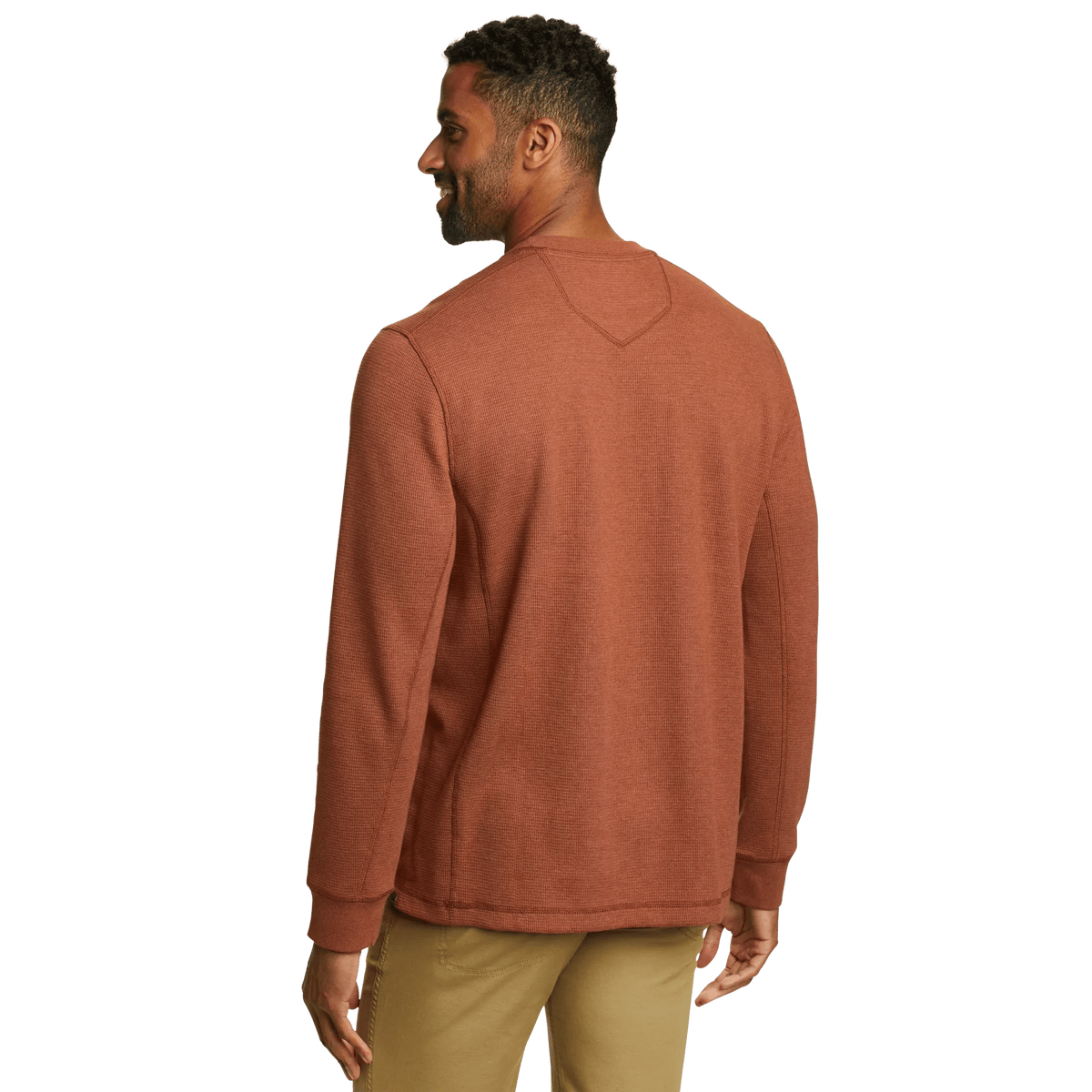 T-shirt termica uomo a maniche lunghe, girocollo