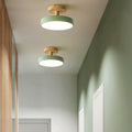 Lot de 2 plafonniers LED semi-encastrés, verts