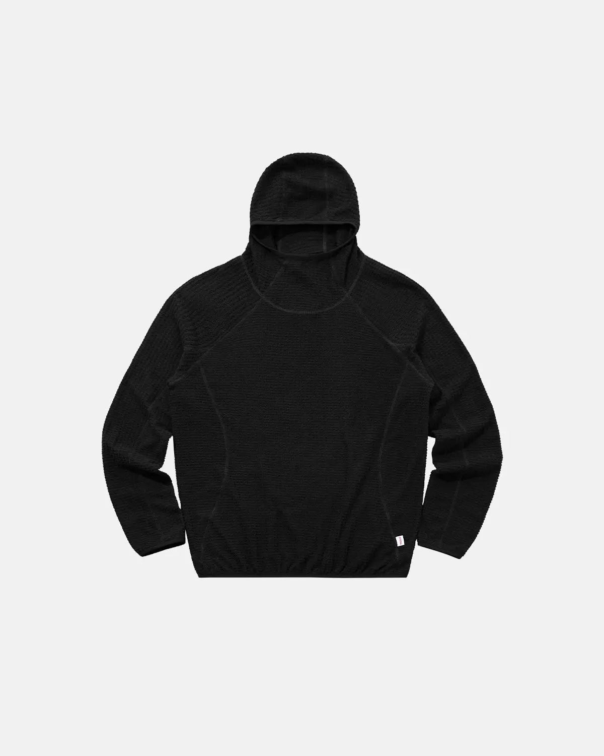 Sudadera unisex con capucha, manga larga y textura marcada