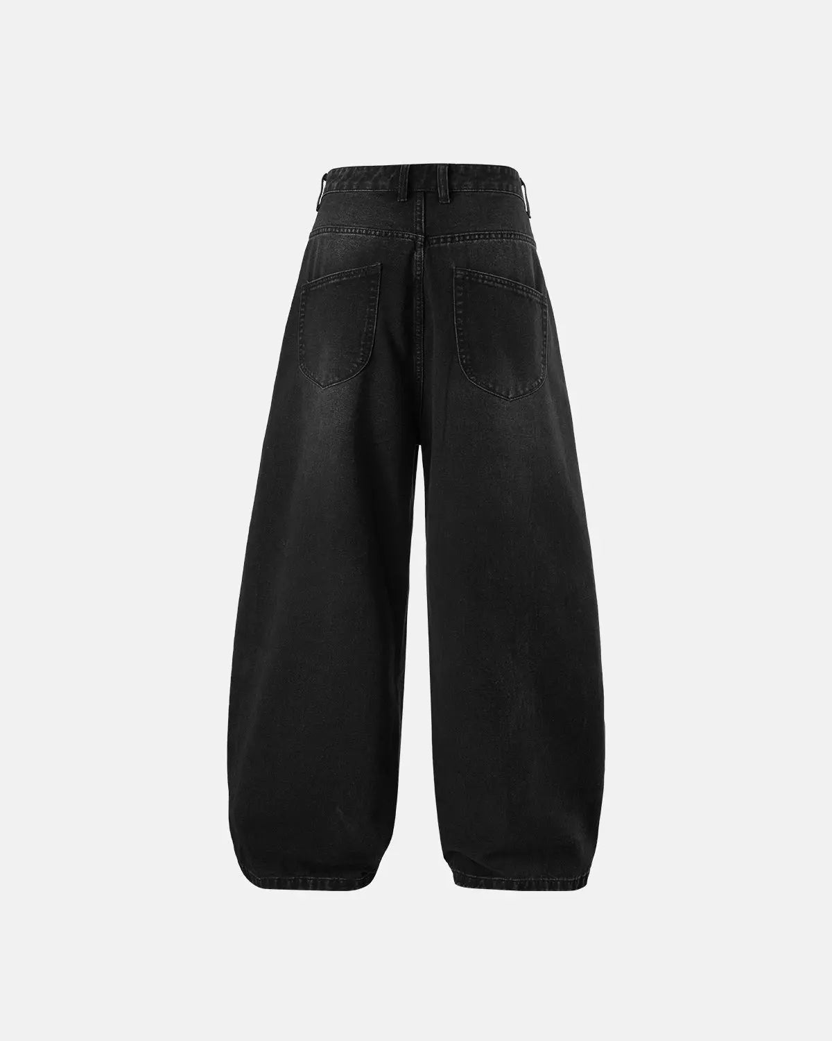 Meget brede jeans til damer med læg og lange ben