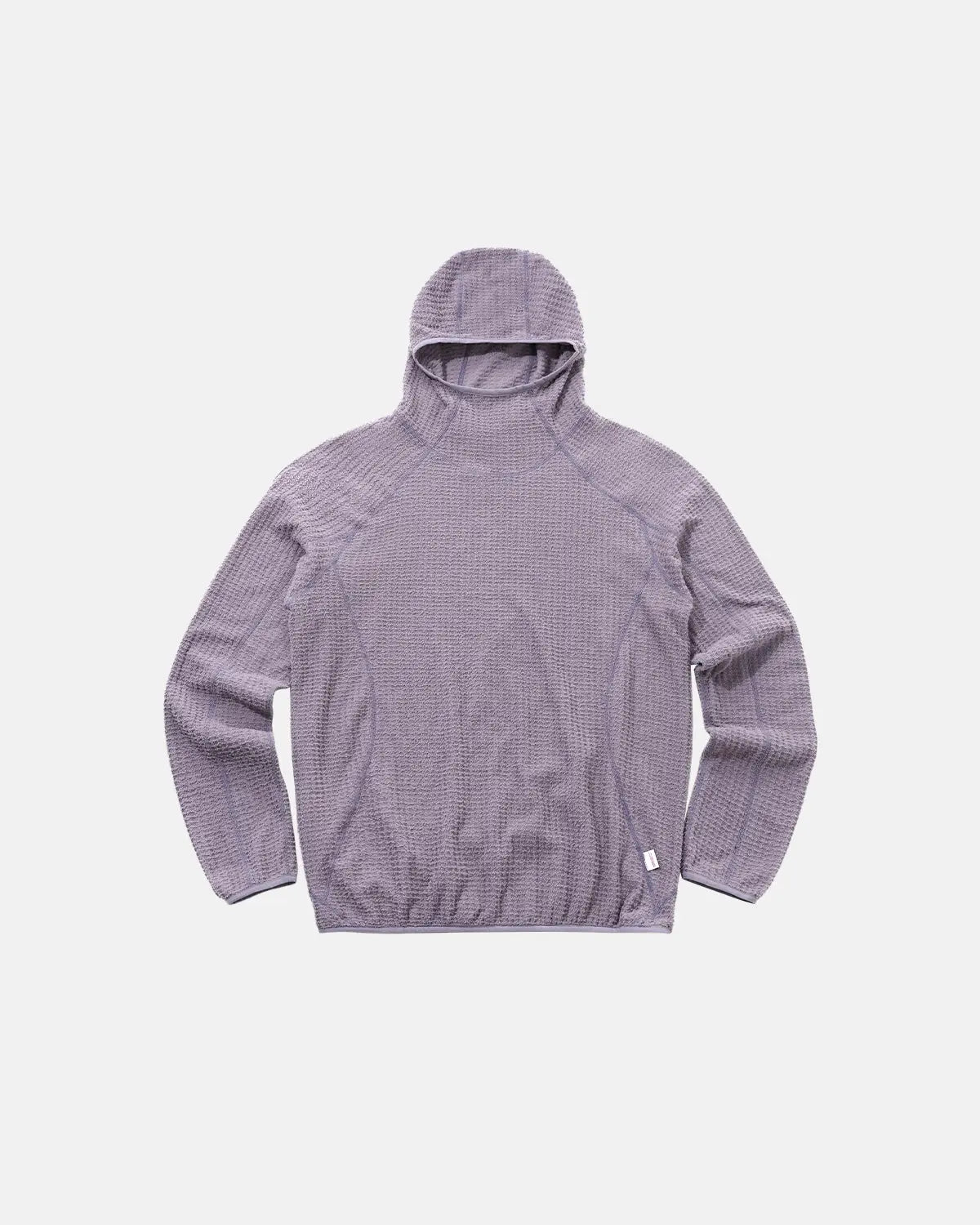 Sudadera unisex con capucha, manga larga y textura marcada