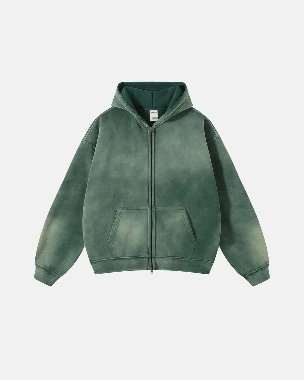 Sudadera con capucha de mujer y hombre con cremallera y bolsillos