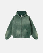 Sudadera con capucha de mujer y hombre con cremallera y bolsillos
