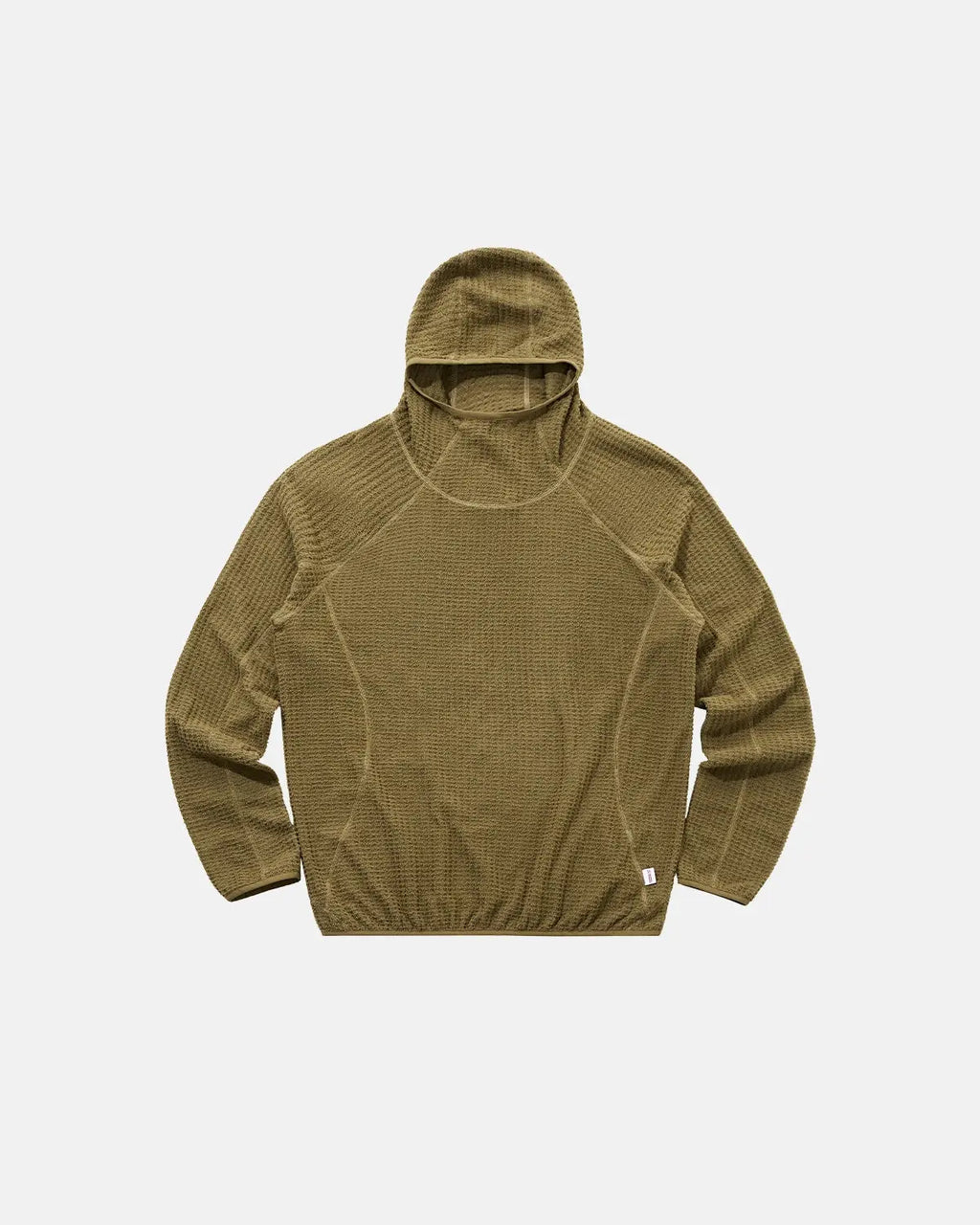 Sudadera unisex con capucha, manga larga y textura marcada