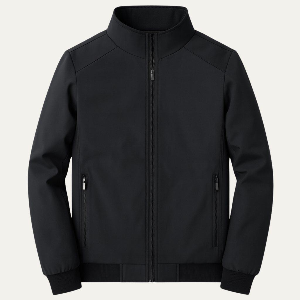 Veste homme matelassée à capuche, doublure polaire