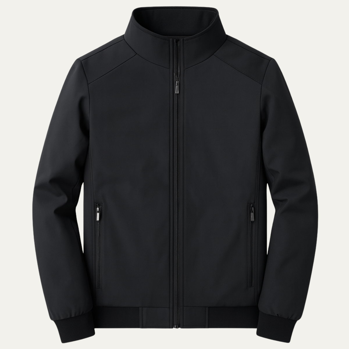 Veste homme matelassée à capuche, doublure polaire