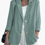 Giacca blazer donna classica con revers e tasche