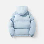 Veste matelassée unisexe à capuche et zip