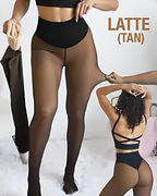 Højtaljede leggings til damer, tætsiddende og lange