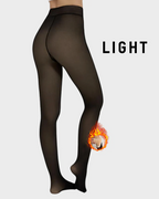 Collants semitransparentes de mulher com costura única