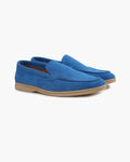 Loafers unisex med dekorativ rem og flad sål