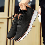 Unisex sneakers med snørebånd og dekorativ sål