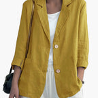 Giacca blazer donna classica con revers e tasche
