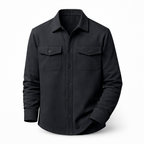 Overshirt til mænd med klassisk krave og brystlommer