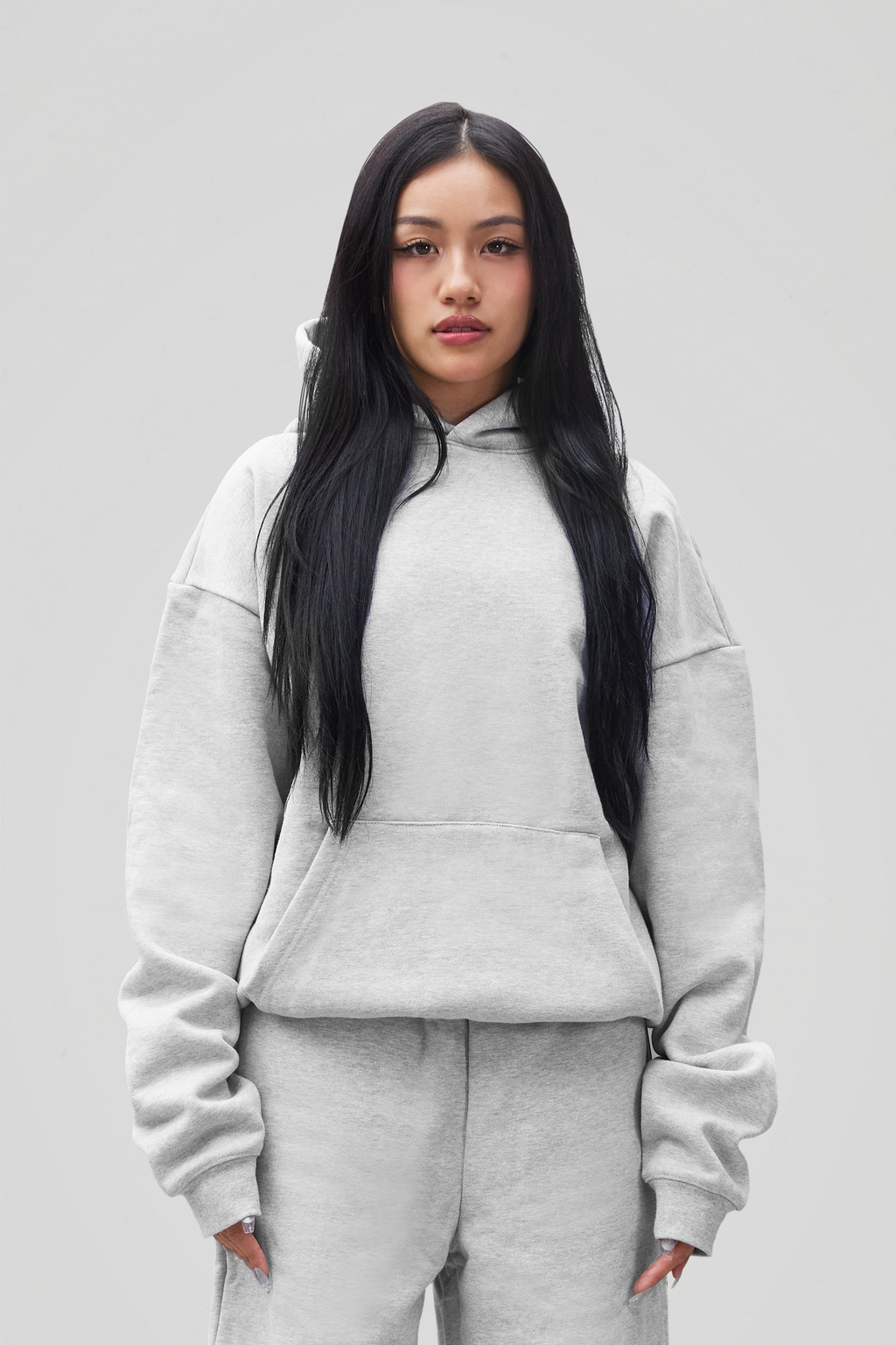 Sudadera de mujer con capucha y bolsillo canguro