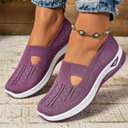 Sneakers slip-on donna, senza lacci, suola flessibile, traspiranti