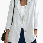 Giacca blazer donna classica con revers e tasche