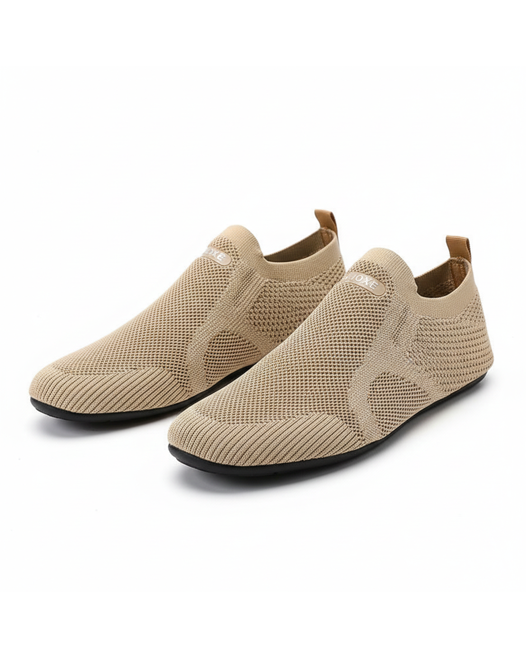 Scarpe slip-on donna in maglia, profilo basso