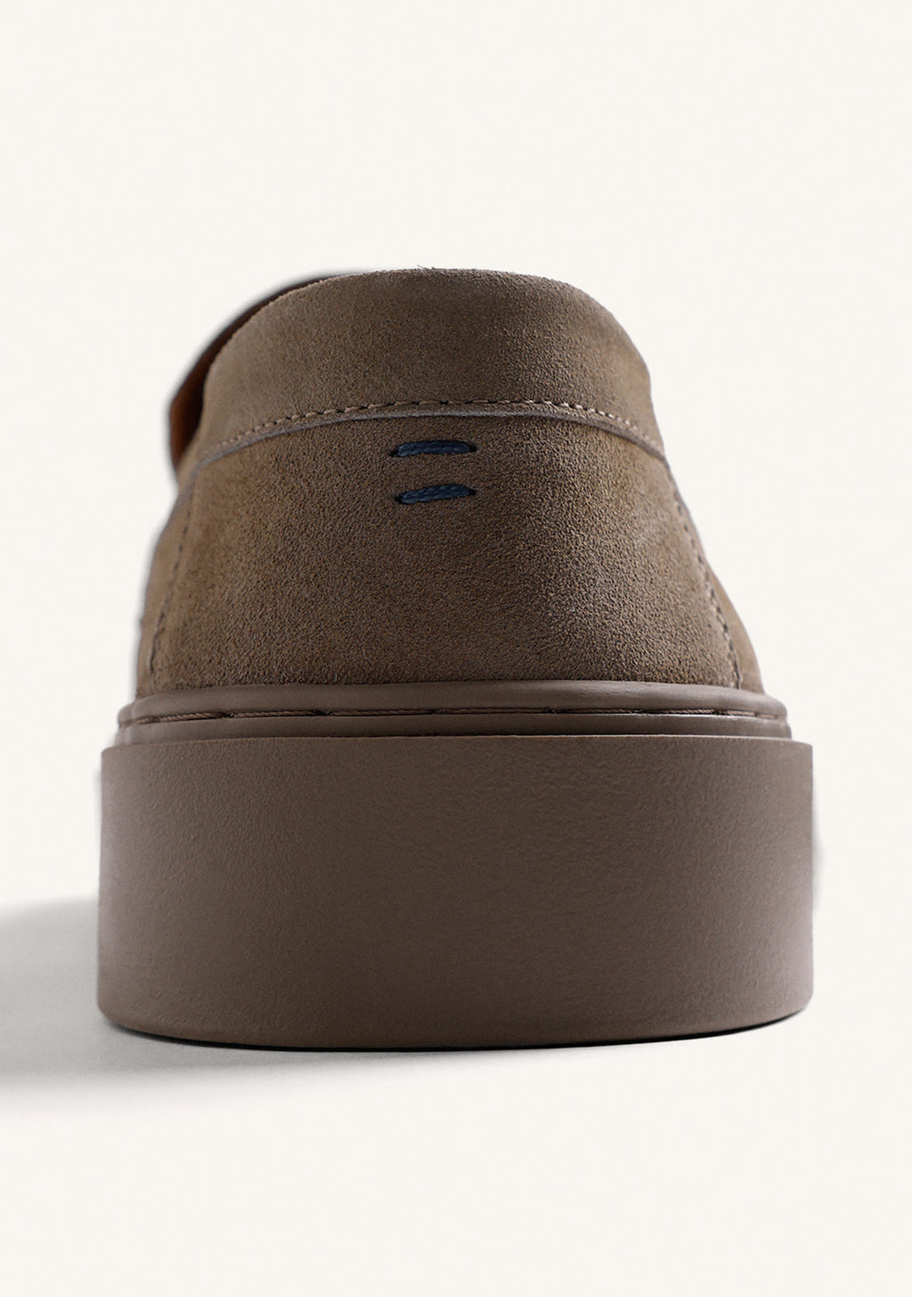 Brune loafers til damer med flad sål