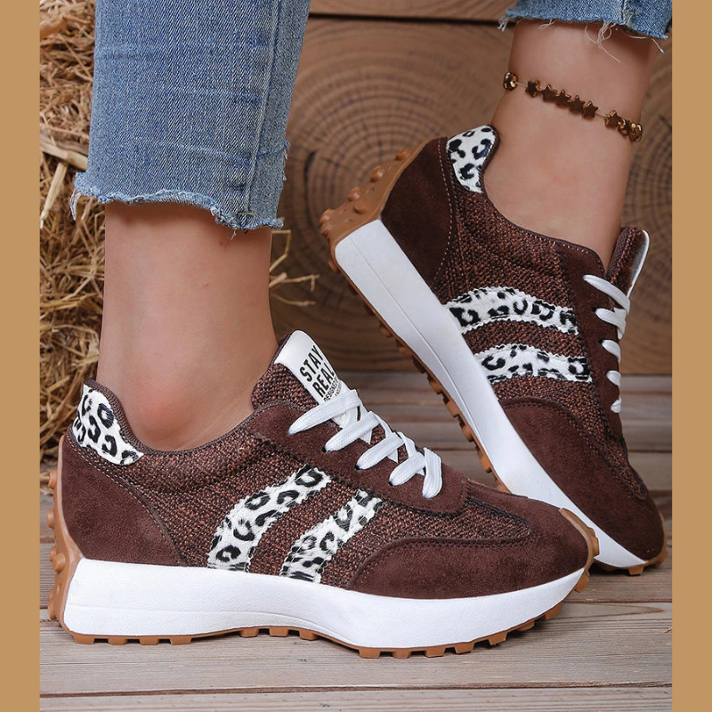 Sneakers donna retrò stringate, sportive