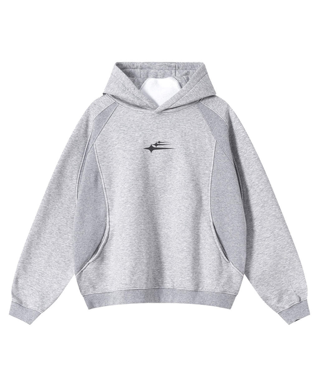 Felpa donna con cappuccio, maniche lunghe, tasche e logo