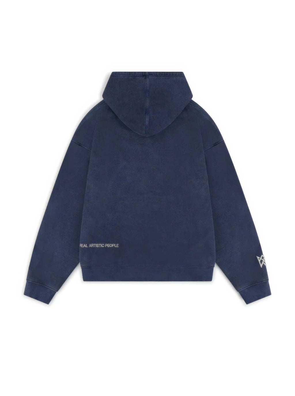 Sudadera de mujer con capucha azul con estampado
