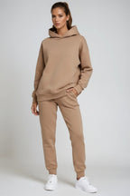 Ensemble survêtement femme avec sweat à capuche et jogger