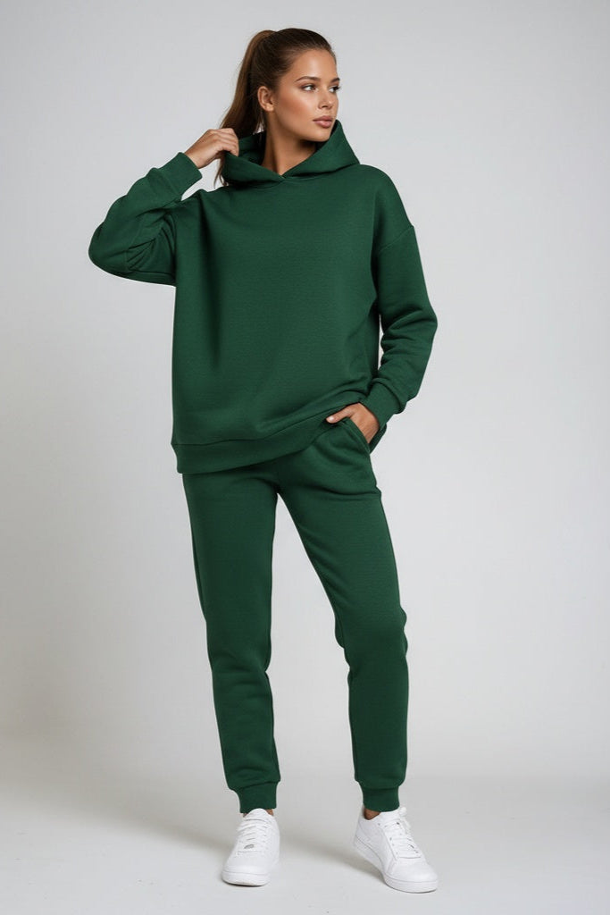 Ensemble survêtement femme avec sweat à capuche et jogger