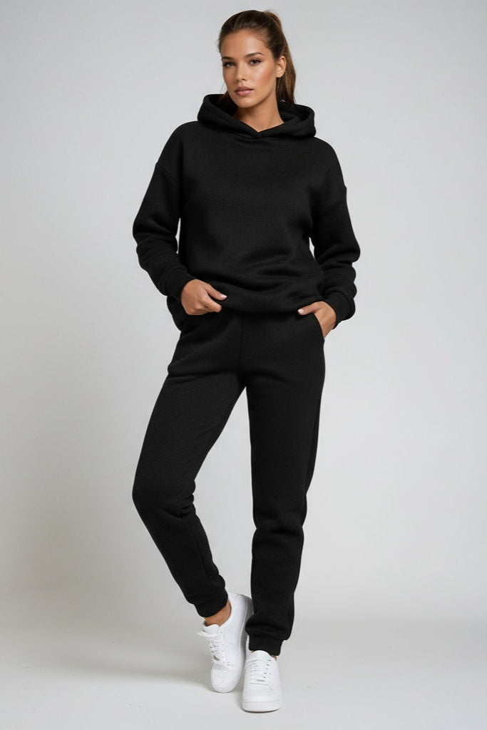 Ensemble survêtement femme avec sweat à capuche et jogger