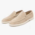 Mocassini unisex slip-on con cuciture e suola piatta