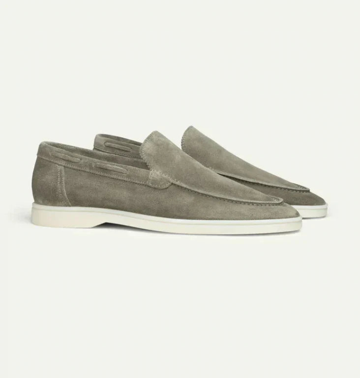 Mocassins de homem sem atacadores com costura decorativa