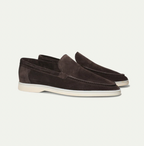 Mocassins de homem sem atacadores com costura decorativa