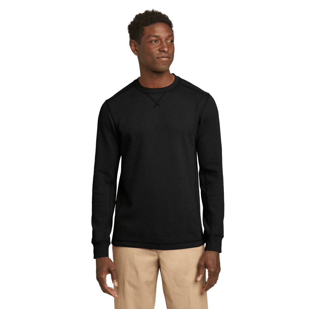 T-shirt termica uomo a maniche lunghe, girocollo