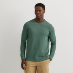 T-shirt termica uomo a maniche lunghe, girocollo