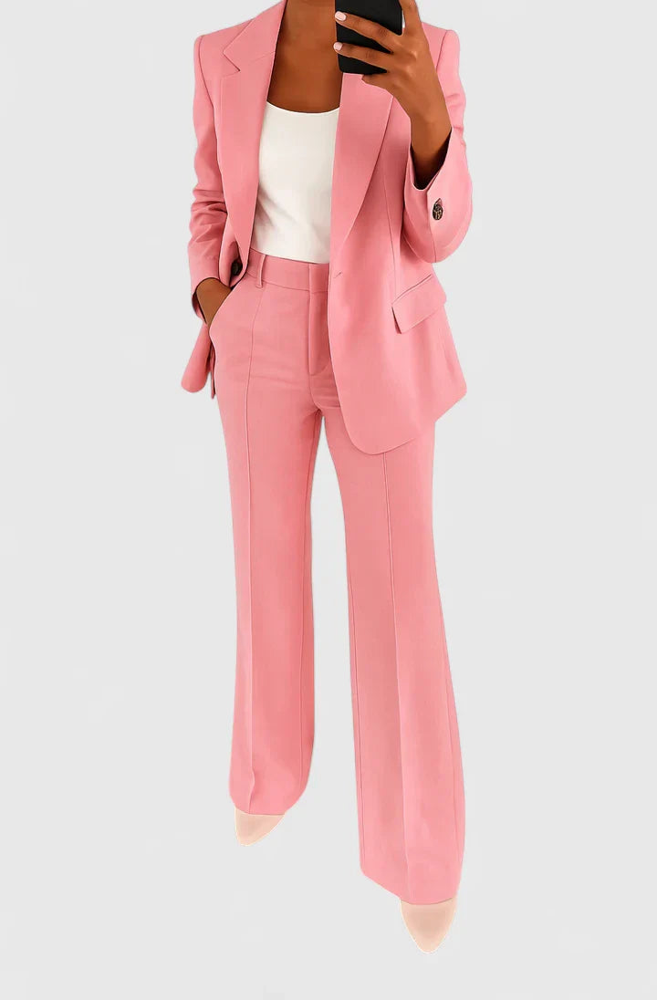 Completo donna due pezzi stile tailleur con giacca