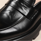 Mocassins mixtes à enfiler sur semelle épaisse