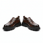 Mocassins mixtes à enfiler sur semelle épaisse