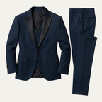 Tredelt jakkesæt til mænd med vest og blazer