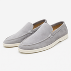 Mocassini unisex slip-on con cuciture e suola piatta