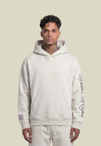 Sweat à capuche femme gris clair avec poche kangourou