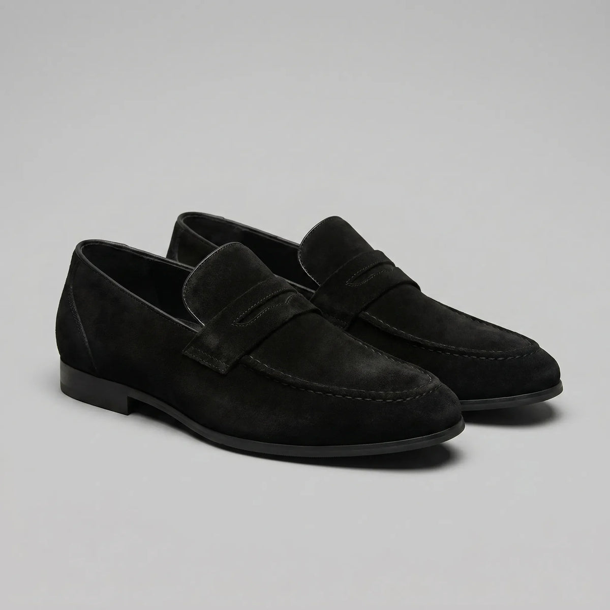 Mocassini penny uomo piatti slip-on