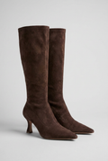 Women's Over-the-Knee Boots With High Heels and Pointed Toes