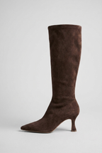Women's Over-the-Knee Boots With High Heels and Pointed Toes