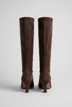 Women's Over-the-Knee Boots With High Heels and Pointed Toes