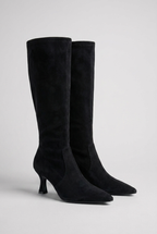 Women's Over-the-Knee Boots With High Heels and Pointed Toes